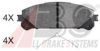 A.B.S. 37844 OE Brake Pad Set, disc brake